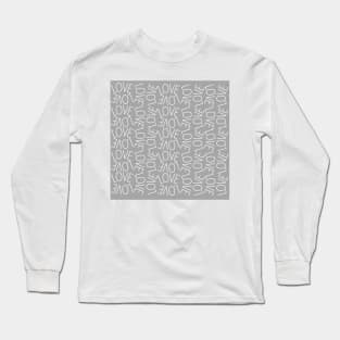 Lots of Love grey Long Sleeve T-Shirt